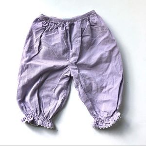 Littles by Patsy Aiken Ruffled Trim Corduroy Pants